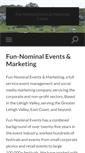 Mobile Screenshot of fun-nominalevents.com